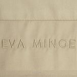 Pościel z makosatyny 140x200 ELEGANT 1D Eva Minge beżowy z ozdobną kantą i haftem - 5