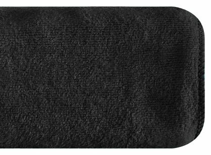 Ręcznik 80x150 AMY 3 szybkoschnący czarny z mikrofibry 380 g/m2