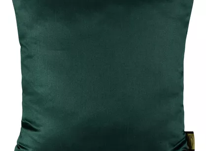 Poszewka satynowa jednokolorowa 40x40 NOVA 1 zielona