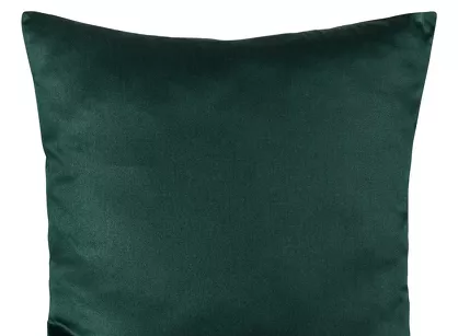 Poszewka satynowa jednokolorowa 40x40 NOVA 1 zielona