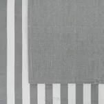 Komplet ścierek kuchennych 2x50x70 KARIN srebrne w pasy z bawełny - 4
