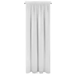 Firana na taśmie 140x270 SANDRA biała gładka z etaminy - 10