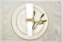 Serwetka 30x40 ALINA beżowa z żakardowym wzorem drobnych kwadracików 4 szt. - 7