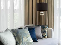 Poszewka welwetowa 45x45 ARIADNA grafitowa zdobiona diamencikami - 3