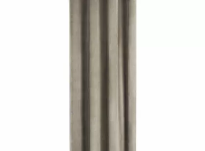 Zasłona gotowa na przelotkach 140x250 MELANIE welwetowa brązowa o aksamitnej strukturze