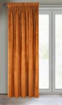 Zasłona na taśmie 140x270 VILLA welwetowa ruda o aksamitnej strukturze - 9