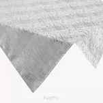 Obrus 140x180 ALINA srebrny z żakardowym wzorem drobnych kwadracików - 4