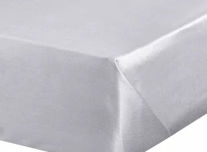 Prześcieradło z bawełny jersey 3 z gumką srebrne 140x200