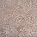 Obrus 140x180 ISLA ciemny beż z żakardowym wzorem liści bananowca - 4