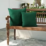 Poszewka jednokolorowa 45x45 GARDEN biała na taras wodoodporna - 4