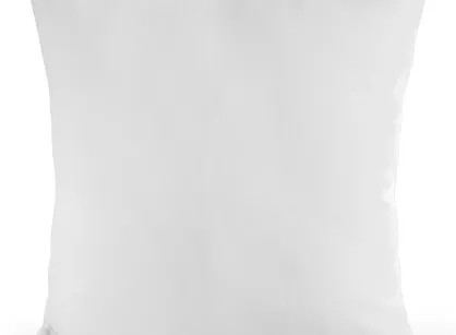 Poszewka jednokolorowa 45x45 GARDEN biała na taras wodoodporna