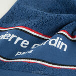 Ręcznik KARL 50x90 KARL Pierre Cardin granatowy zdobiony kontrastową bordiurą z napisami Pierre Cardin - 4