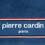 Ręcznik KARL 50x90 KARL Pierre Cardin granatowy zdobiony kontrastową bordiurą z napisami Pierre Cardin - 2