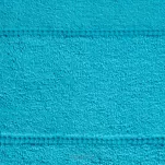 Ręcznik 30x50 MARI jasny turkus z welurową bordiurą w pasy 500 g/m2 - 3