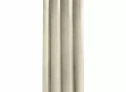 Zasłona gotowa na przelotkach 140x250 MELANIE welwetowa kremowa o aksamitnej strukturze