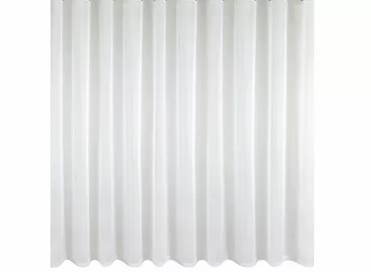 Firana gotowa na przelotkach 350x150 LUCY biała z gładkiego woalu