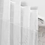 Firana na taśmie flex 400x300 TONIA biała z błyszczącej drobnej siateczki - 12
