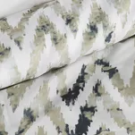 Pościel z mikrowłókna 140x200 VERANO 4 biała jasny brąz wzór geometryczny Design 91 - 6