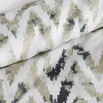 Pościel z mikrowłókna 140x200 VERANO 4 biała jasny brąz wzór geometryczny Design 91 - 3