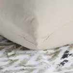 Pościel z mikrowłókna 140x200 VERANO 4 biała jasny brąz wzór geometryczny Design 91 - 4