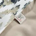 Pościel z mikrowłókna 140x200 VERANO 4 biała jasny brąz wzór geometryczny Design 91 - 5