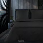 Pościel z makosatyny 220x200 ELEGANT 1B Eva Minge czarna z ozdobną kantą i haftem - 7