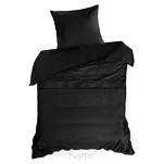 Pościel z makosatyny 220x200 ELEGANT 1B Eva Minge czarna z ozdobną kantą i haftem - 4