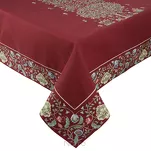 Obrus gobelinowy 140x240 4077 czerwony wzór drzewka szczęścia - 3