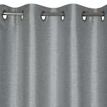 Zasłona na przelotkach 140x250 DINO srebrna z haftem dziecięcym w dinozaury - 3