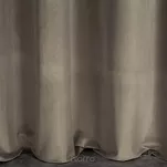 Zasłona na taśmie 140x270 MELANIE welwetowa brązowa o aksamitnej strukturze - 5