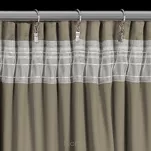 Zasłona na taśmie 140x270 MELANIE welwetowa brązowa o aksamitnej strukturze - 8