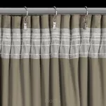 Zasłona na taśmie 140x270 MELANIE welwetowa brązowa o aksamitnej strukturze - 9