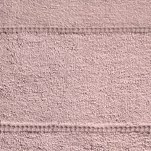 Ręcznik 50x90 MARI ciemna lila z welurową bordiurą w pasy 500 g/m2 - 2