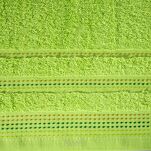 Ręcznik 50x90 POLA sałata z kolorową bordiurą zakończoną stebnowaniem 500 g/m2 - 2