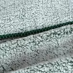 Koc 200x220 KOALA zielony biały wzór miękkiego baranka - 6