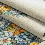 Bieżnik wielkanocny 40x100 67 gobelinowy naturalny żółty pisanki - 3