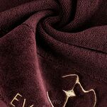Ręcznik 30x50 GAJA Eva Minge bordowy z welwetową bordiurą sygnowaną logo projektantki - 3