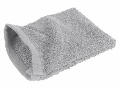 Rękawica bawełniana 16x21 GŁADKA 2 jednokolorowa srebrna