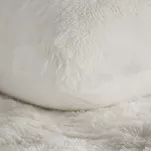 Pościel z mikrowłókna 220x200 TIFFANY kremowa o strukturze futra z kolekcji Design 91 - 7