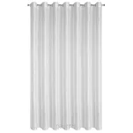 Firana na przelotkach 300x250 SIBEL biała ze srebrnym nadrukiem drobnych rombów - 9