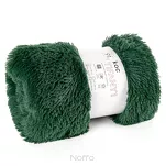 Koc futrzany 170x210 TIFANY 1 ciemna zieleń jednokolorowy puszysty z kolekcji Design 91 - 3