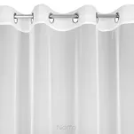 Firana na przelotkach 140x260 SOFI biała zdobiona aplikacją - 4
