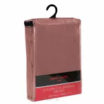 Zasłona gotowa na taśmie 140x270 SIBEL welwetowa Pierre Cardin ciemny róż jednokolorowa - 7