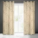 Zasłona gotowa na przelotkach 140x250 WERA cappuccino ze wzorem marmurkowym - 10