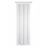 Firana na szelkach 140x250 LUCY biała z gładkiego woalu - 4