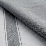 Komplet ścierek kuchennych 2x50x70 SOFIA srebrne w pasy z bawełny - 3