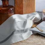 Komplet ścierek kuchennych 2x50x70 SOFIA srebrne w pasy z bawełny - 4