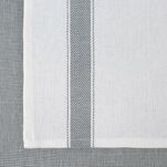 Komplet ścierek kuchennych 2x50x70 SOFIA srebrne w pasy z bawełny - 2