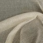 Zasłona na taśmie 140x270 EMILIA kremowa o strukturze siatki w stylu eko - 3