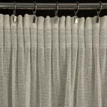 Zasłona na taśmie 140x270 EMILIA kremowa o strukturze siatki w stylu eko - 8